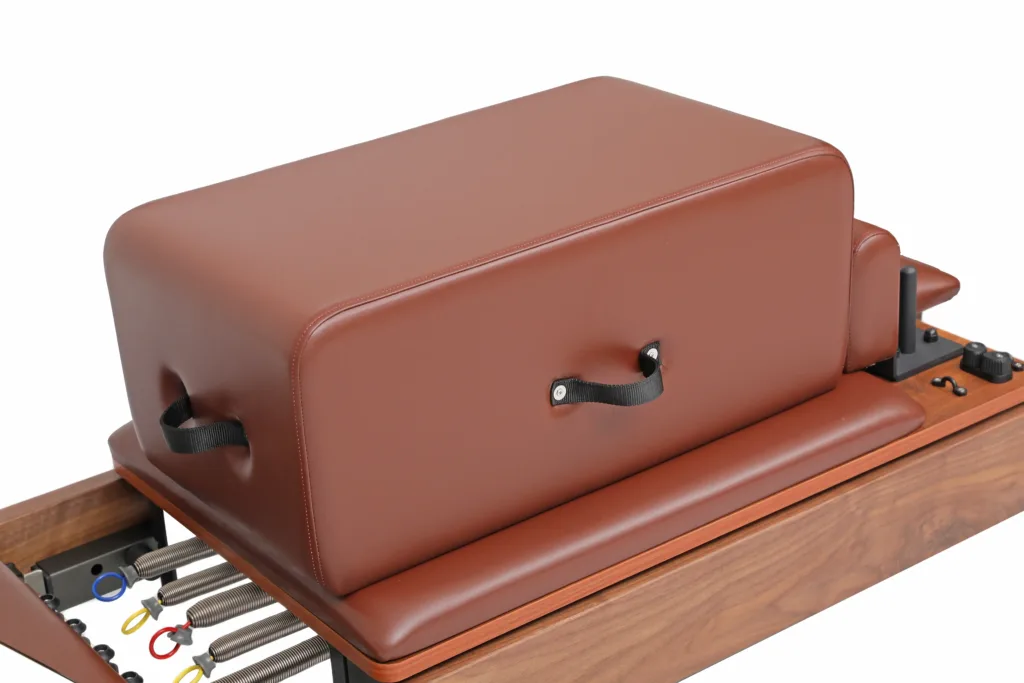 Cost Effective Walnut Wood Pilates Reformer Sitting Box