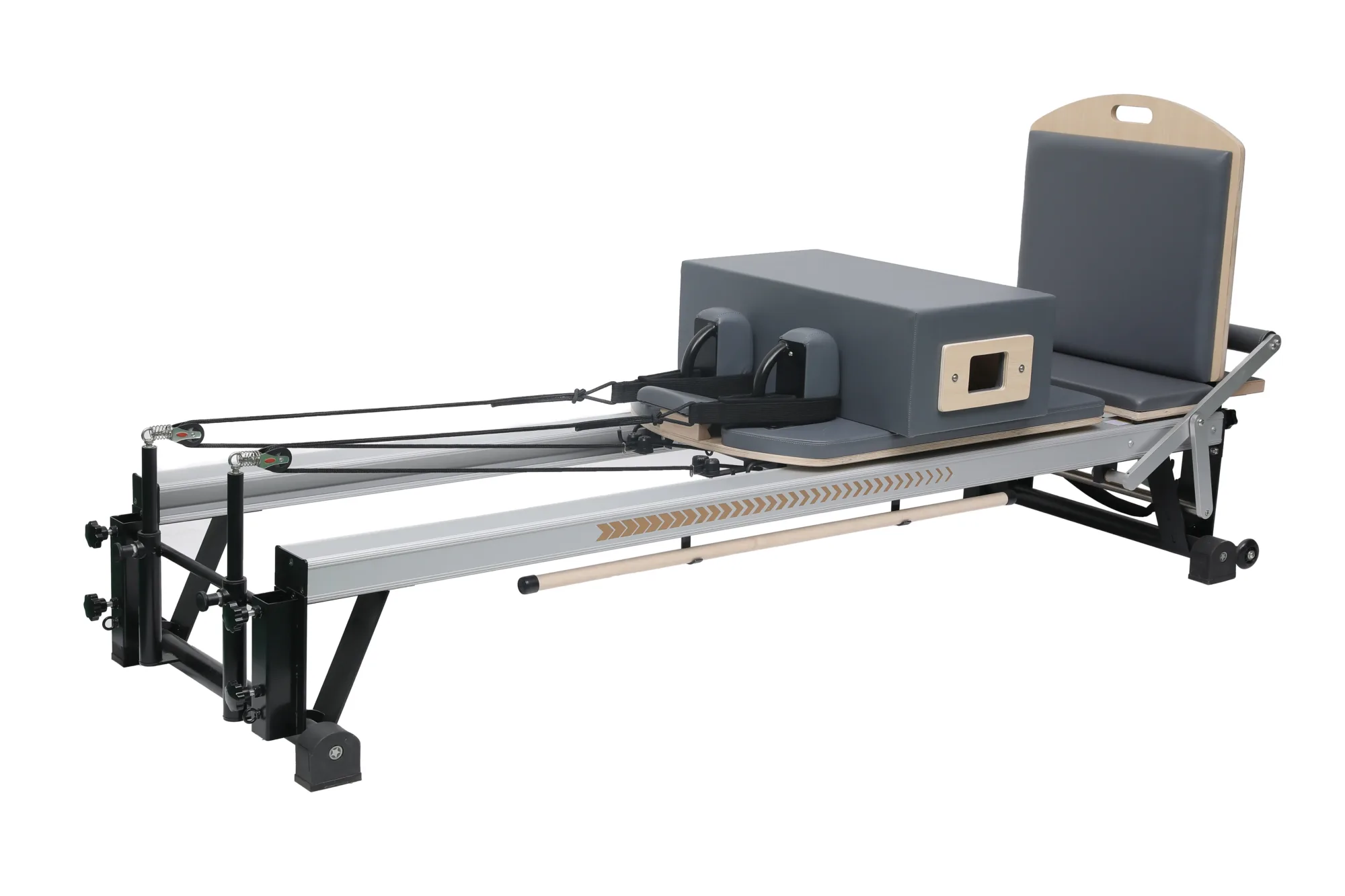 Forte Pilates Reformer Front Perspective View