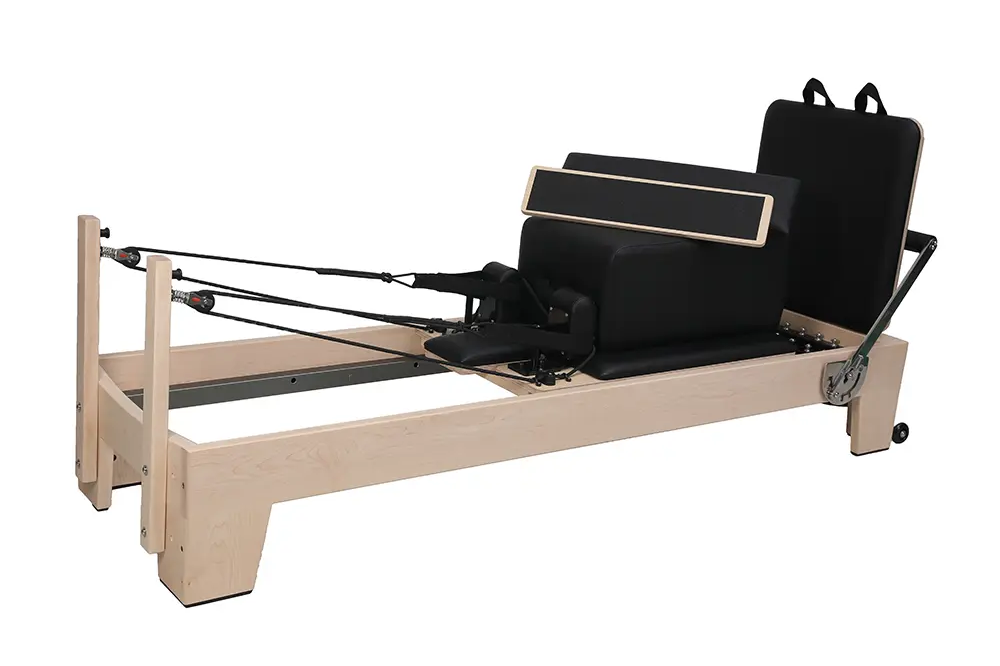 Maple Wood Pilates Reformer Full View