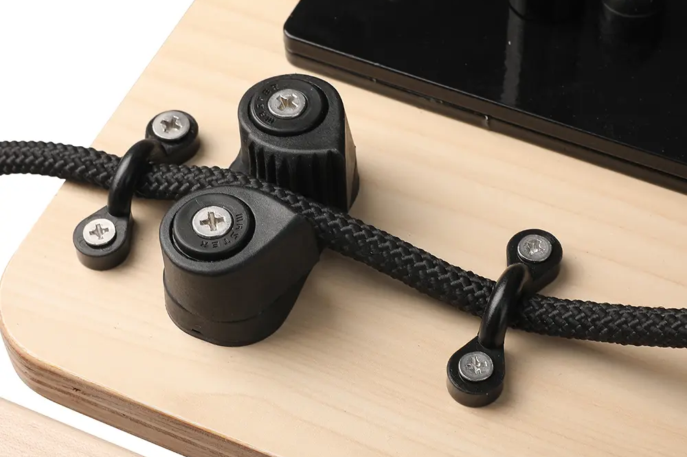 Maple Wood Pilates Reformer Rope Adjustment System