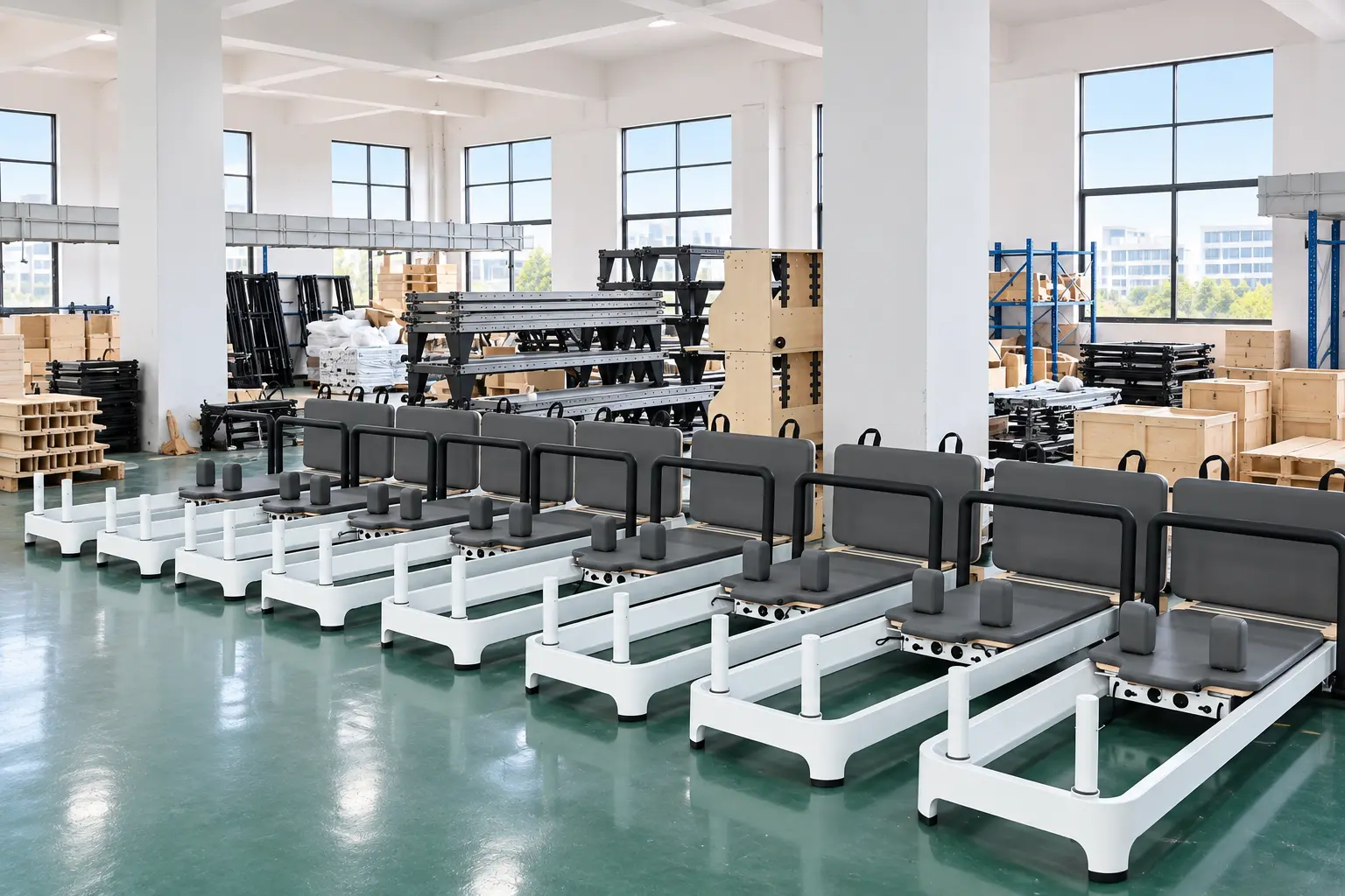 Modern Reformer Machines in a Bright Factory