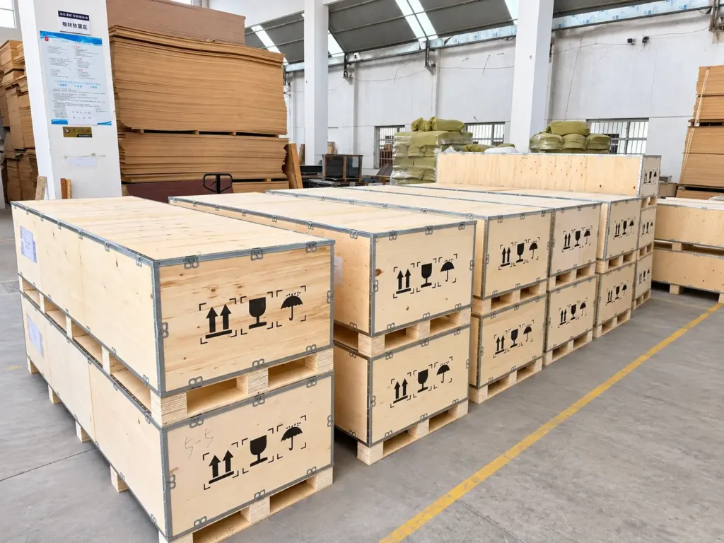 Orderly Plywood Crate Warehouse