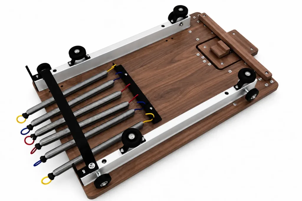 Walnut Wood Pilates Reformer Platform