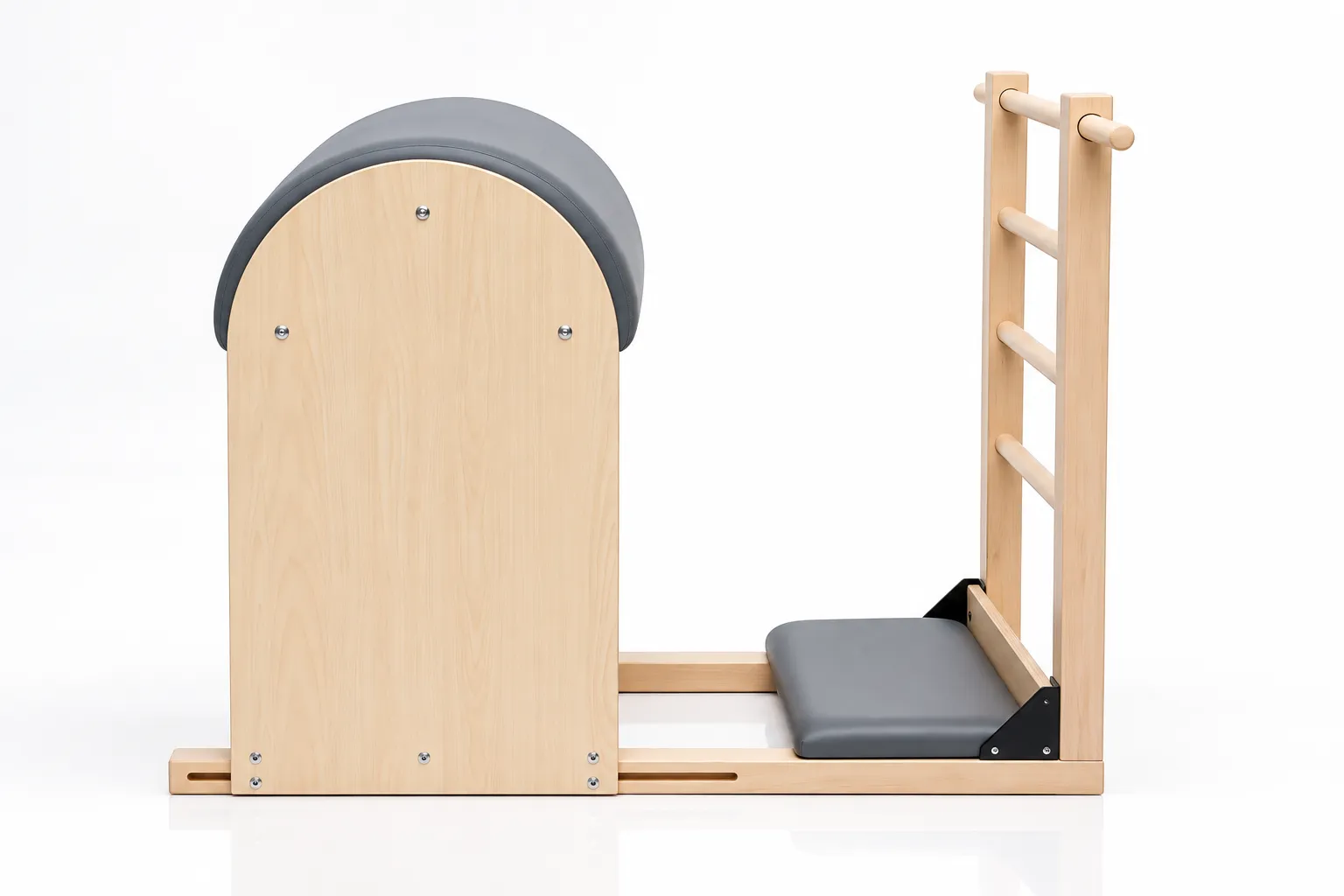 Maple Pilates Barrel With Ladder