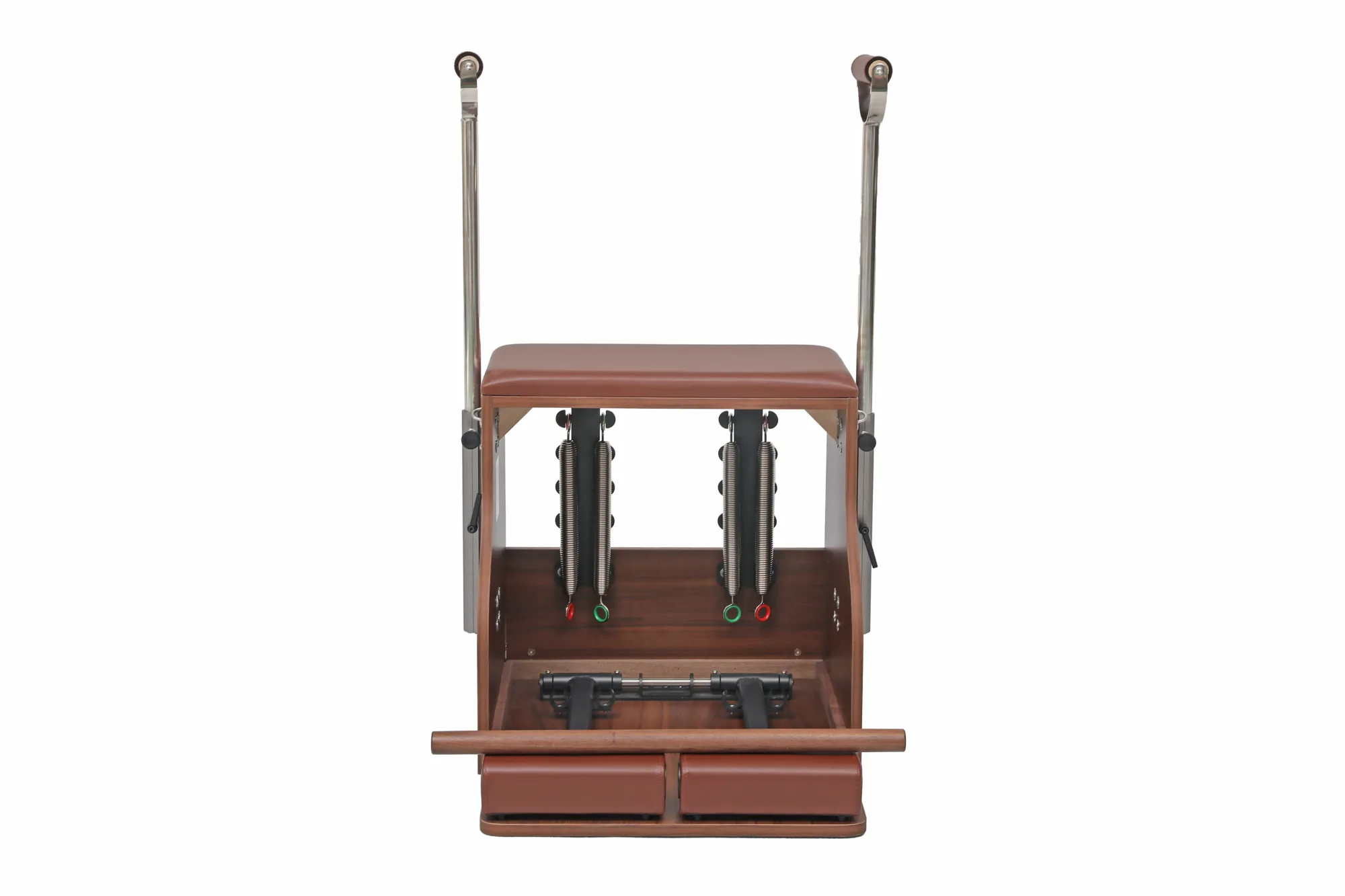 Walnut Wood Pilates Wunda Chair Full Front View