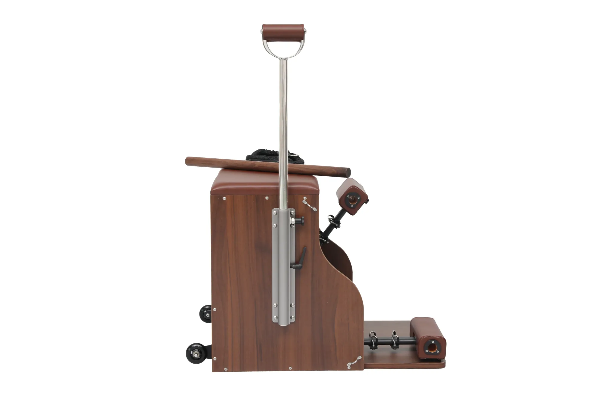 Walnut Wood Pilates Wunda Chair Side View