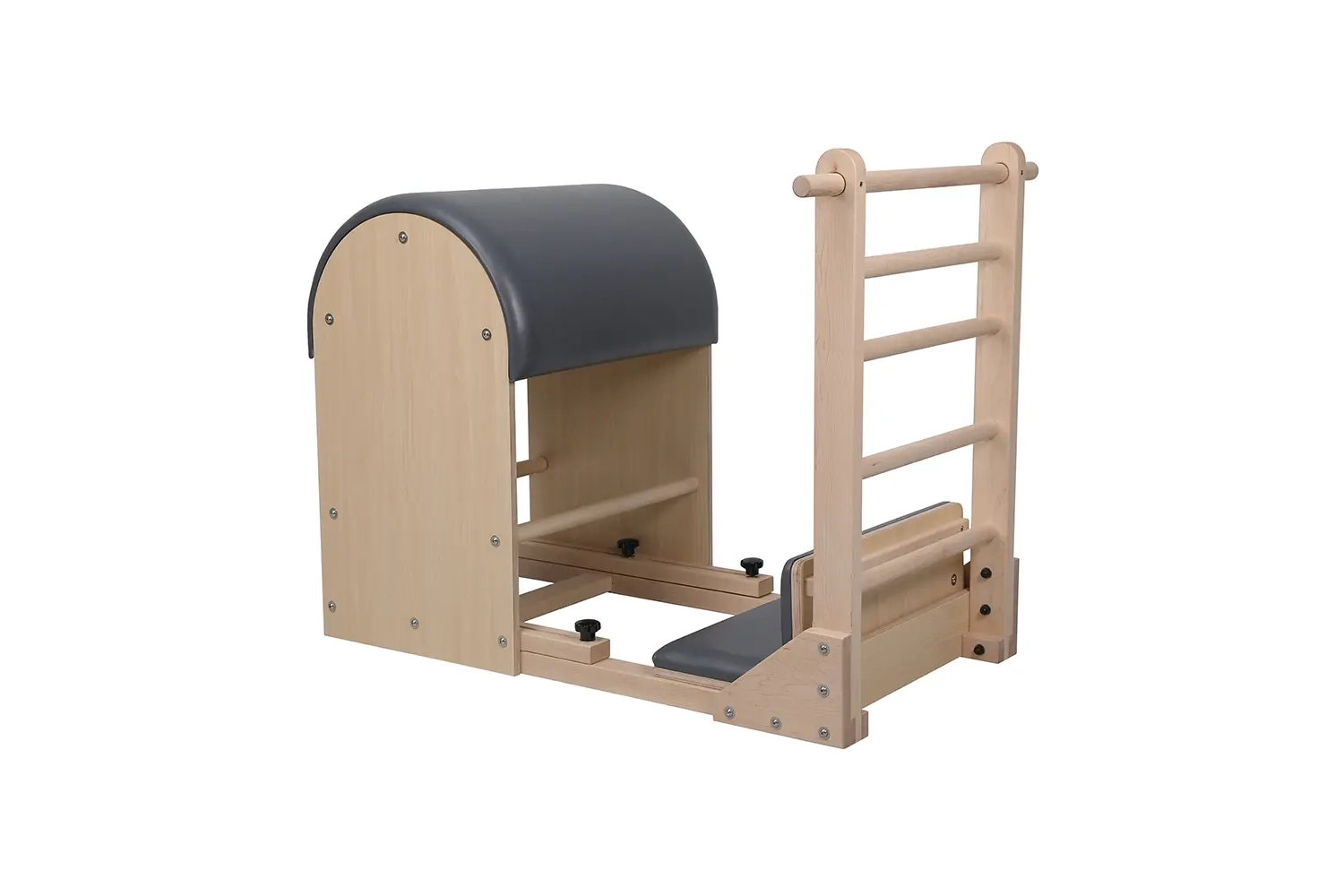 White Maple Wood Pilates Ladder Barrel View